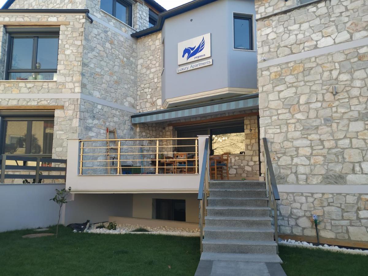 Pegasus Sea View Luxury Apartments Vrasná Dış mekan fotoğraf